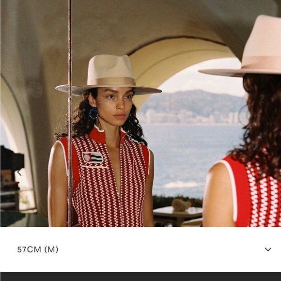 Lack of Color Wool felt hat. New!! Very light Tan. - Picture 1 of 7